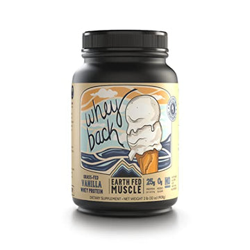 Earth Fed Muscle Whey Back Vanilla Truly Grass Fed Whey 2lb - No Fillers, Flow Agents Earth Fed MuscleUS supplements