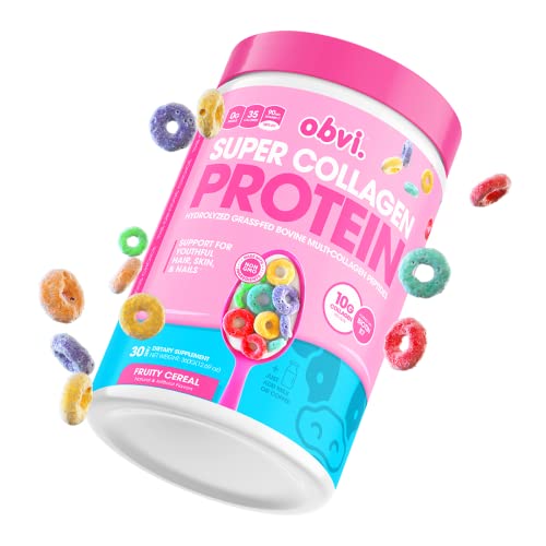 Obvi Collagen Peptides, Protein Powder, Keto, Gluten and Dairy Free, Hydrolyzed Grass ObviUS supplements