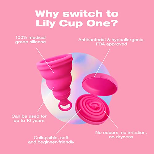 Intimina Lily Cup One - Collapsible Disposable Menstrual Cups for Beginners, Small Menstrual Cup INTIMINAAu supplements
