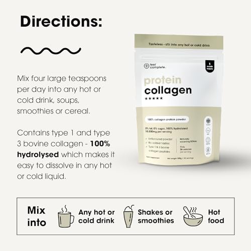 Feel Complete - High Protein Collagen - Premium Type 1 & 3 Hydrolysed Bovine Collagen Feel CompleteAu supplements
