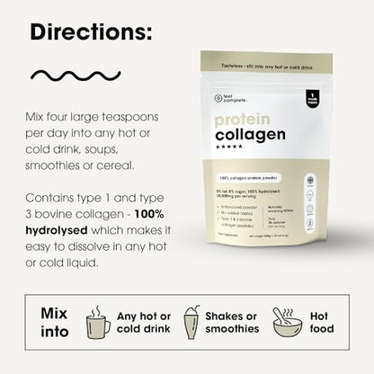Feel Complete - High Protein Collagen - Premium Type 1 & 3 Hydrolysed Bovine Collagen Feel CompleteUS supplements