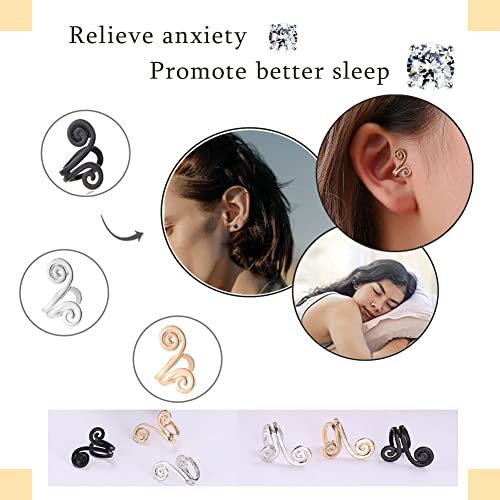 Ronglry Acupressure Slimming Earrings Therapy Weight Loss Earrings for Women Men RonglryAu supplements