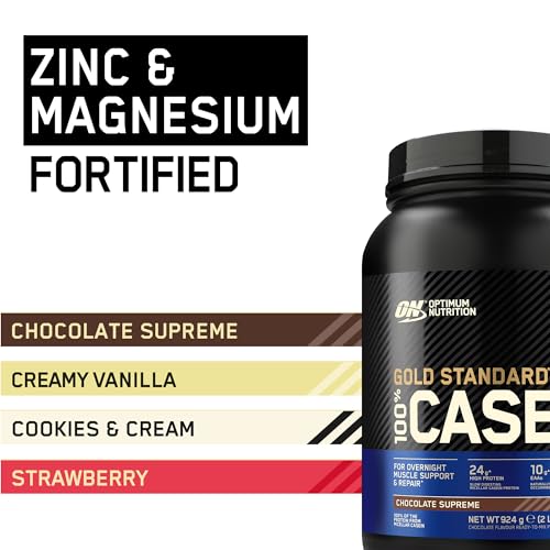 Optimum Nutrition Gold Standard 100% Casein Slow Digesting Protein Powder with Zinc Optimum NutritionUS supplements