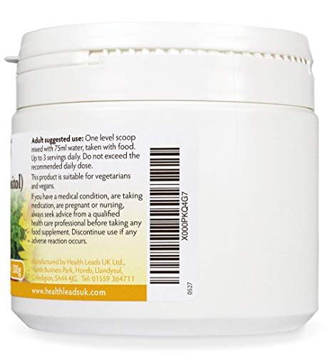 Inositol (Myo-Inositol) Powder 300g, Also Called Vitamin B8, High Absorption, Vegan Health Leads ...Working With NatureUS supplements