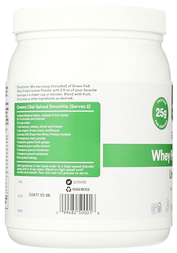 365 by Whole Foods Market, Unflavored Whey Protein Isolate, 15.1 Ounce 365 by Whole Foods MarketUS supplements
