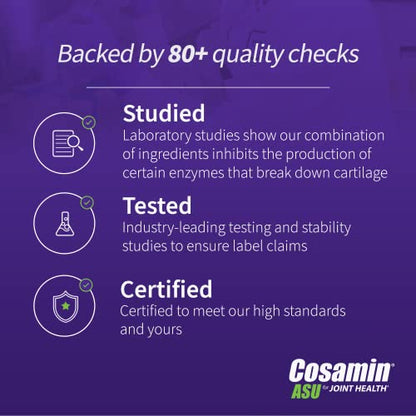 Cosamin ASU Joint Health Supplement – Advanced, Faster-Acting Formula, 90 Capsules Nutramax LaboratoriesUS supplements