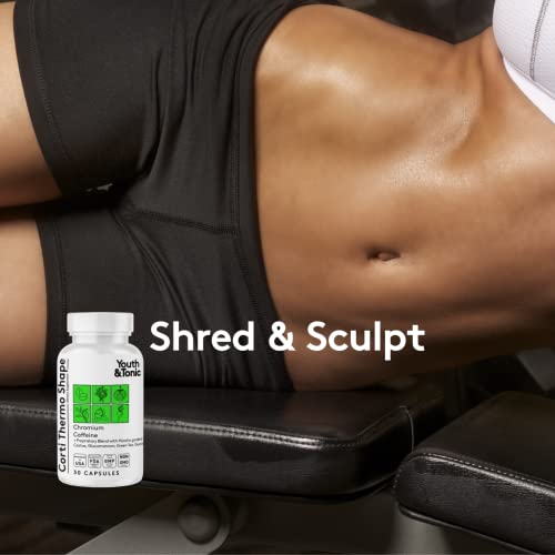 Youth & Tonic Shred Sculpt Lean 3 x Diet Pills w Water Weight Away & Cortithermo Shape Youth & TonicUS supplements