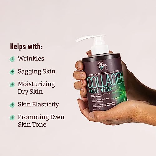 BLOOM Vitamin C Cream + Collagen Cream Body Lotion & Face Moisturizer 2PC Skincare BLOOM IT'S A GREAT SKIN DAY!US supplements