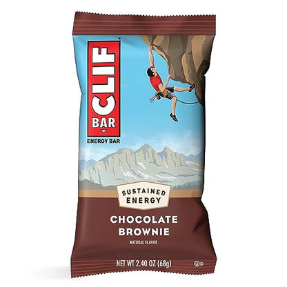 CLIF BAR - Chocolate Brownie Flavor - Made with Organic Oats - Non-GMO Clif BarUS supplements
