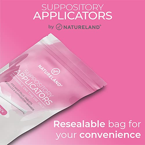 Natureland [20/40 Pack Vaginal Suppository Applicators for Women,Soft Tip Auxiliary Tool for Pills NaturelandAu supplements