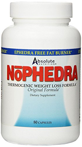 Absolute Nutrition Thermogenic Fat Burners, Nophedra Capsules, 80 Count Bottle Absolute NutritionUS supplements