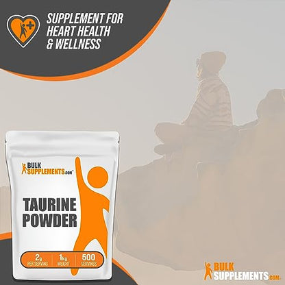 BULKSUPPLEMENTS.COM Taurine Powder - Taurine Supplement, Taurine 2000mg BULKSUPPLEMENTS.COMUS supplements