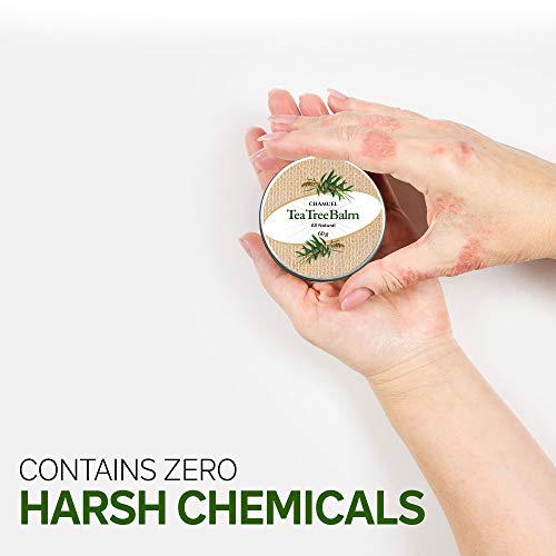 TEA TREE OIL BALM -100% All Natural | Great Cream for Soothing Irritations like Eczema ChamuelUS supplements