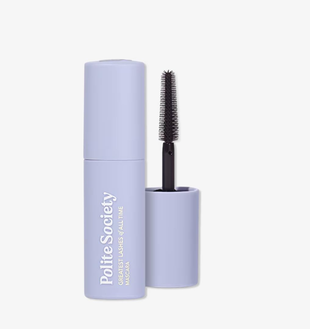 Polite Society Greatest Lashes of All Time Volumizing Lengthening Lifting Curling Mascara, 12-Hour Wear, Starburst Brush, Clean Formula .2 OZ GenericAu supplements
