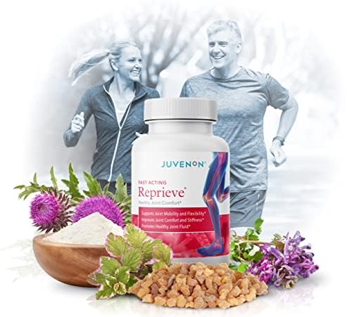 Juvenon Reprieve Capsules (60 Capsules) - Fast-Acting, Joint Comfort Supplement and Effective Joint Support Solution, Research Verified JuvenonAu supplements