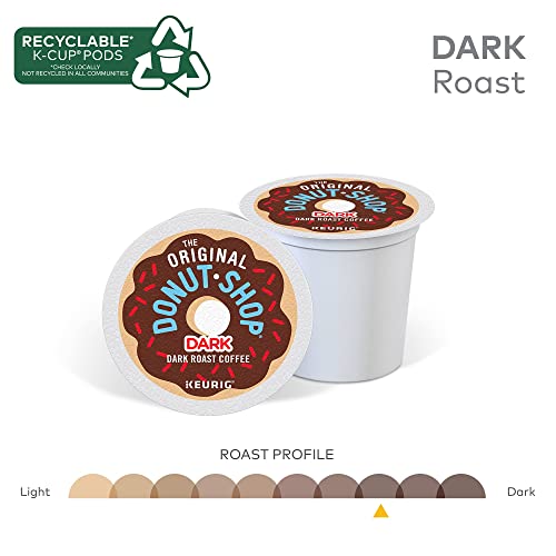 The Original Donut Shop Dark Coffee, Keurig Single-Serve K-Cup Pods, Dark Roast, 96 Ct The Original Donut ShopUS supplements