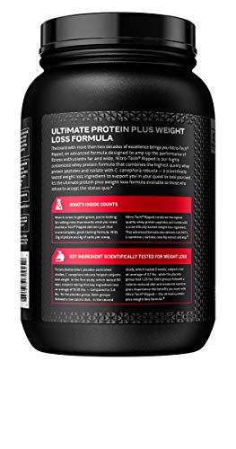 Protein Powder for Weight Loss - MuscleTech Nitro-Tech Ripped - Whey Protein Powder MuscleTechUS supplements