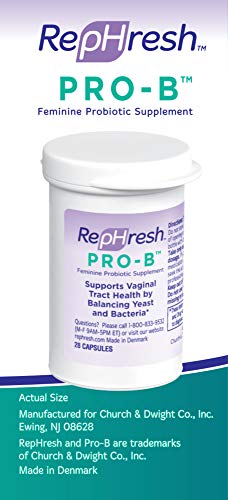 NEW RepHresh Pro-B Feminine Probiotic Supplement Non- Dairy Formula/Vegetarian Capsule, 28ct RephreshAu supplements