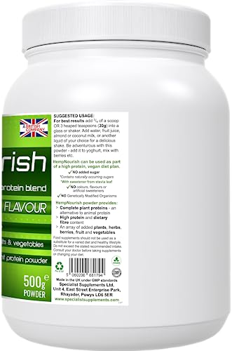 Specialist Supplements HempNourish Protein Powder 500g Specialist SupplementsAu supplements