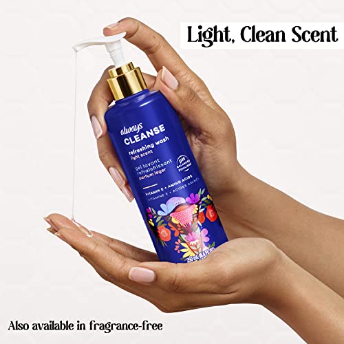 Always Cleanse Feminine Intimate Wash For Women, Ph Balanced For Skin, Lightly Scented AlwaysAu supplements