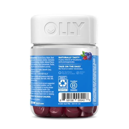 OLLY Glowing Skin Gummy, 25 Day Supply (50 Count), Plump Berry, Hyaluro OLLYUS supplements
