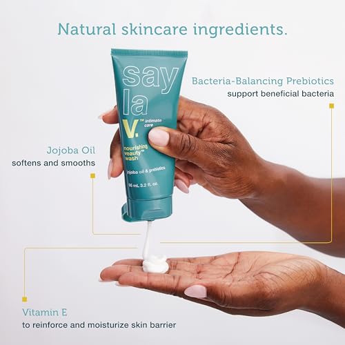 SAY LA V. Nourishing Veauty Feminine Wash, Intimate Vulva Hygiene with Prebiotics, Jojoba, Vitamin E SAY LA VAu supplements