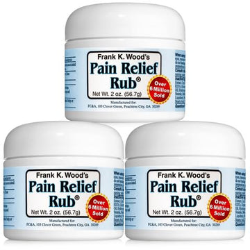 FRANK K. WOOD'S PAIN RELIEF RUB-2 oz (3 Jars) FRANK K. WOOD'S PAIN RELIEF RUBAu supplements