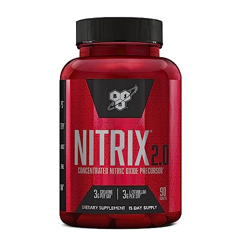 BSN NITRIX 2.0 - Nitric Oxide Precursors, 3g Creatine, 3g L Citrulline - Supports Workout BSNUS supplements