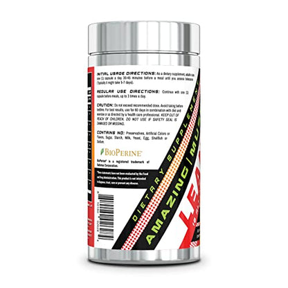 Amazing Muscle Lean 10 Burner - 90 Capsules - 30 Servings - Helps to Preserve Muscle Amazing NutritionUS supplements