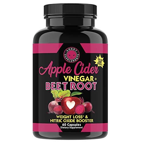 Angry Supplements Apple Cider Vinegar + Beet Root Capsules, Detox Pills, Nitric Oxide Angry SupplementsAu supplements