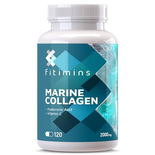 Fitimins Marine Collagen Capsules, 2000mg with Hyaluronic Acid & Vitamin C FitiminsAu supplements