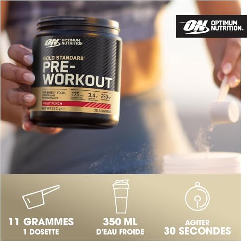 Optimum Nutrition Gold Standard Pre Workout Powder, Energy Drink with Creatine Optimum NutritionUS supplements