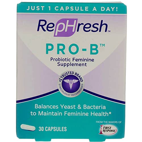 RepHresh Pro-B Vaginal Probiotic Feminine Supplement One Bottle 30 Count RephreshAu supplements