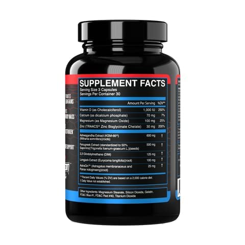 eFlow Nutrition Enflux Natural T Support with KSM-66 Ashwagandha - Supplement eFlow NutritionUS supplements