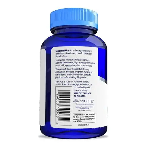 Focus Factor Kids Complete Daily Chewable Vitamins: Multivitamin & Neuro Nutrient (Brain Function) w/Vitamin B12, C, D3-60 Count Focus FactorAu supplements