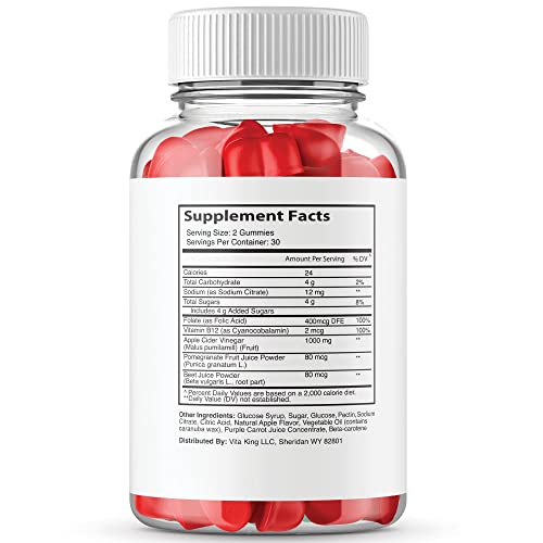 (Official) Slimming Gummies with Apple Cider Vinegar It Works for ACV - Gut Health VitakingUS supplements