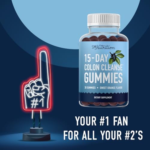 15 Day Colon Cleanse & Detox Gummies | Occasional Constipation & Bloating Relief SMNutritionUS supplements
