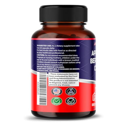 Apple Cider Vinegar 9000mg Berberin 6000mg Ceylon Cinnamon 9000mg Turmeric 6000mg AUMETOUS supplements