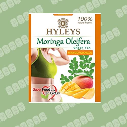 Hyleys Tea Moringa Oleifera with Mango Flavor - 50 Tea Bags (6 Pack - 300 Tea Bags total) (Miracle Tree Tea) HYLEYSUS supplements