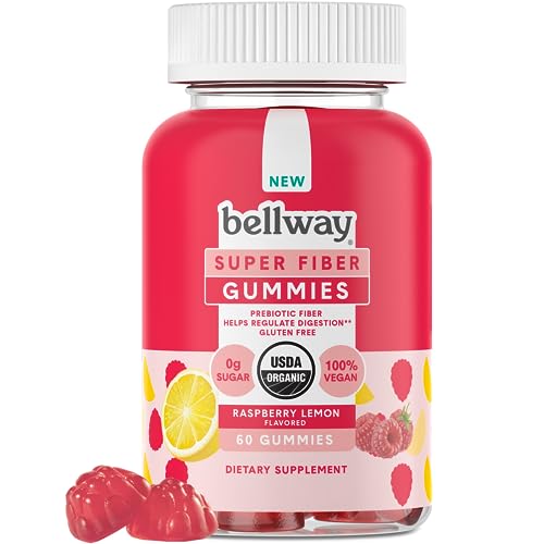 Bellway Super Fiber Gummies for Adults - Sugar Free Organic Fiber Supplement BellwayUS supplements