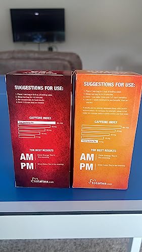 Total Tea Detox Tea & Energy Tea Set - 25 Day Detox Tea - Herbal SIim Tea Total TeaUS supplements
