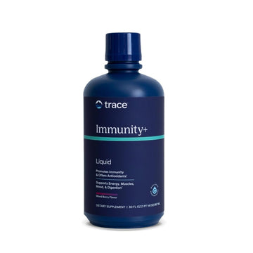 Trace Minerals Immunity+ - Liquid Supplement for Healthy Body & Immune Support - Elderberry Multivitamin - Formulated with Ionic Trace Minerals - Sugar-Free - Mixed Berry - 30 fl oz (30 Servings) Trace MineralsAu supplements
