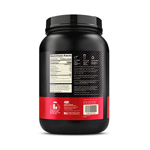 Optimum Nutrition Gold Standard 100% Whey Protein Powder, Strawberries & Cream Optimum NutritionUS supplements