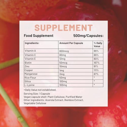 Vegan Collagen Supplement for Skin, Hair, Nails, Joints & Bones with Vegan VitalityUS supplements