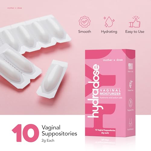 Mother's Dose Hyaluronic Acid Suppository HydraDose- Hormone Free Moisturizer MOTHER·S DOSEAu supplements