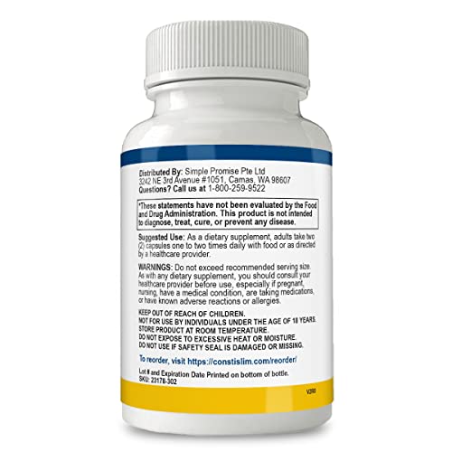 Simple Promise - Consti-Slim - Natural Digestion and Weight Support Simple PromiseAu supplements