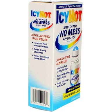 Icy Hot Medicated No Mess Applicator Max-Strength 2.5 Ounce (73ml) (6 Pack) Icy HotAu supplements