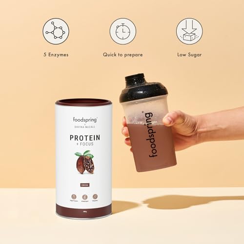 foodspring x Davina McCall – Focus Protein Powder Shake for Your Daily Protein, Vitamin & Mineral Needs foodspringUS supplements