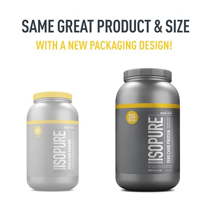 Isopure Protein Powder, Zero Carb Whey Isolate with Vitamin C & Zinc for Immune Support IsopureUS supplements