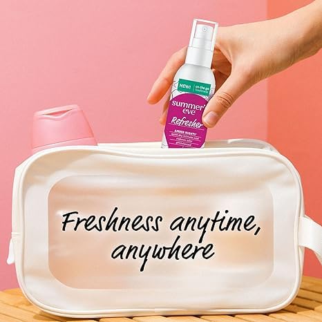 Summer's Eve Refresher Mist, Feminine Spray Reduces Odor, Amber Nights, Body Spray for Women Summer's EveAu supplements